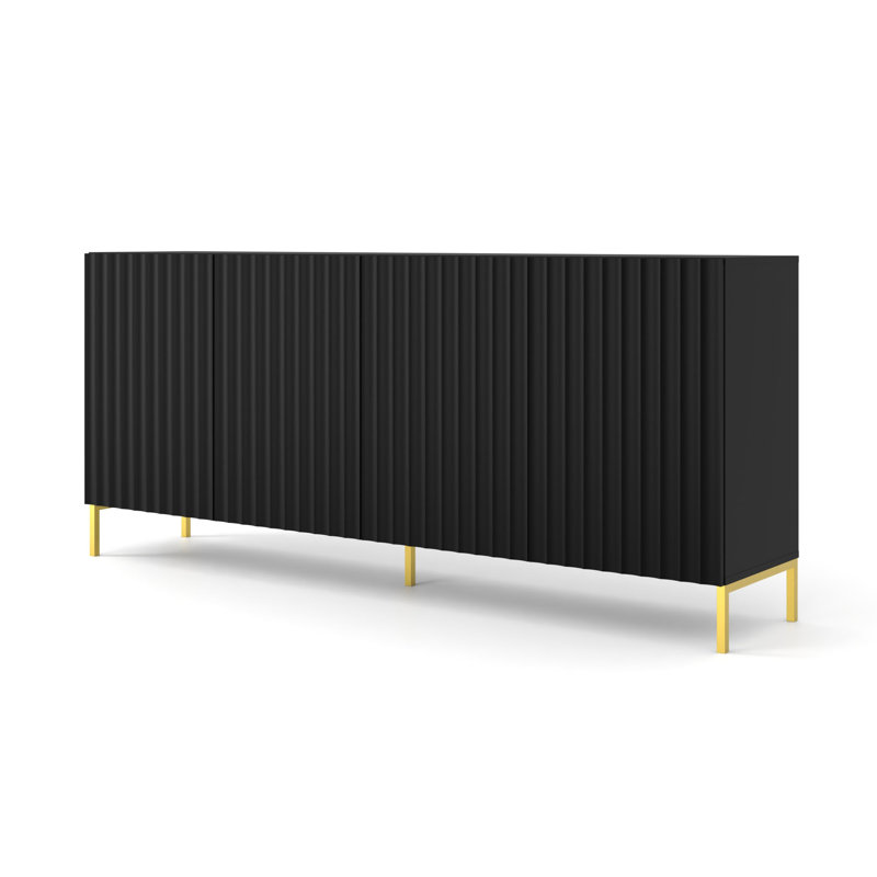 Patriki 200cm Sideboard, Black