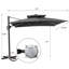 Jauhen 128' X 104'  Cantilever Umbrella, Weighted Base Does Not Include-516639124