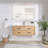 Cristo 48'' Wall Mounted Single Bathroom Vanity with Quartz Top-879505896