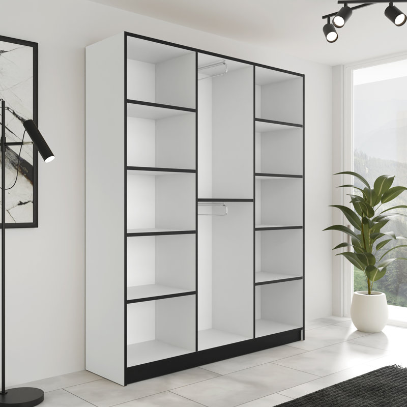 Wardrobe, Black/White
