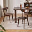 Ensemble de 2 chaises de salle à manger en bois d'hévéa massif-1862586009-1862586010