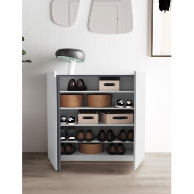 18 Pair Shoe Storage Cabinet