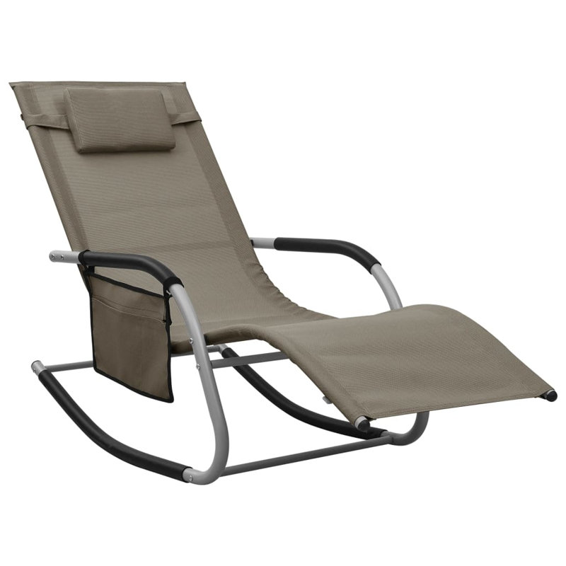 Chaise longue double 59,6 po Enderlin, Gris
