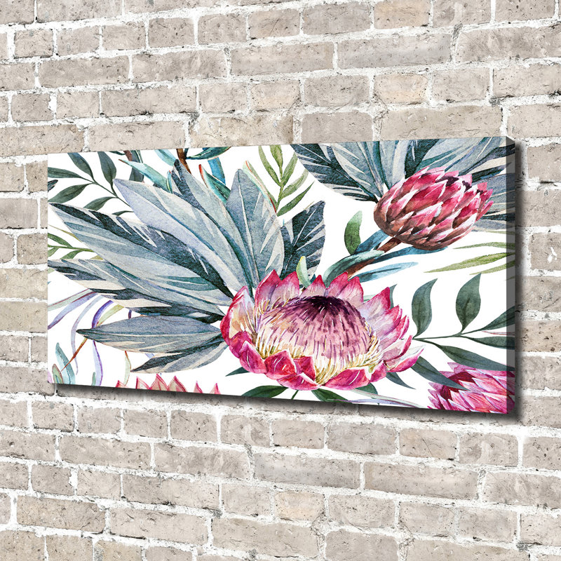 Protea - Wrapped Canvas Print