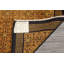 Tapis unique en or de 2 pi 1 po x 4 pi 6 po Kaneville