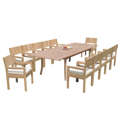 Ensemble de salle à manger rectangulaire Idora