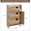 Vitrine à deux portes avec 3 tablettes, rangement durable et élégant pour la décoration de la maison et du bureau