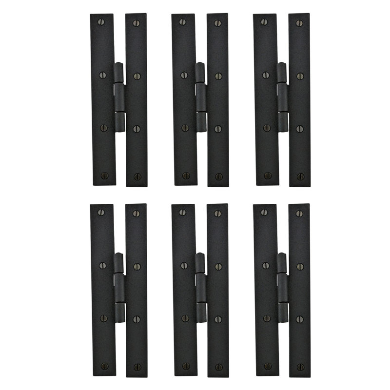 Charnière de porte simple à fixation en surface H 7 po x l 2,25 po