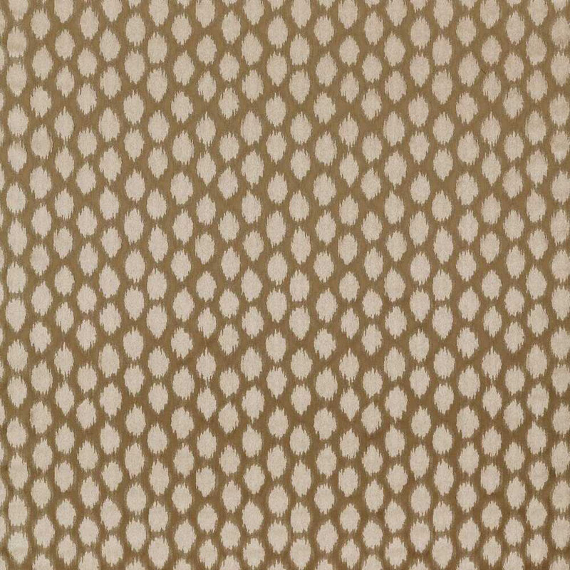 Ikat Spot Fabric, Antique/Gold