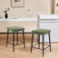 Tabouret de comptoir 24 po avec structure en métal Hannha