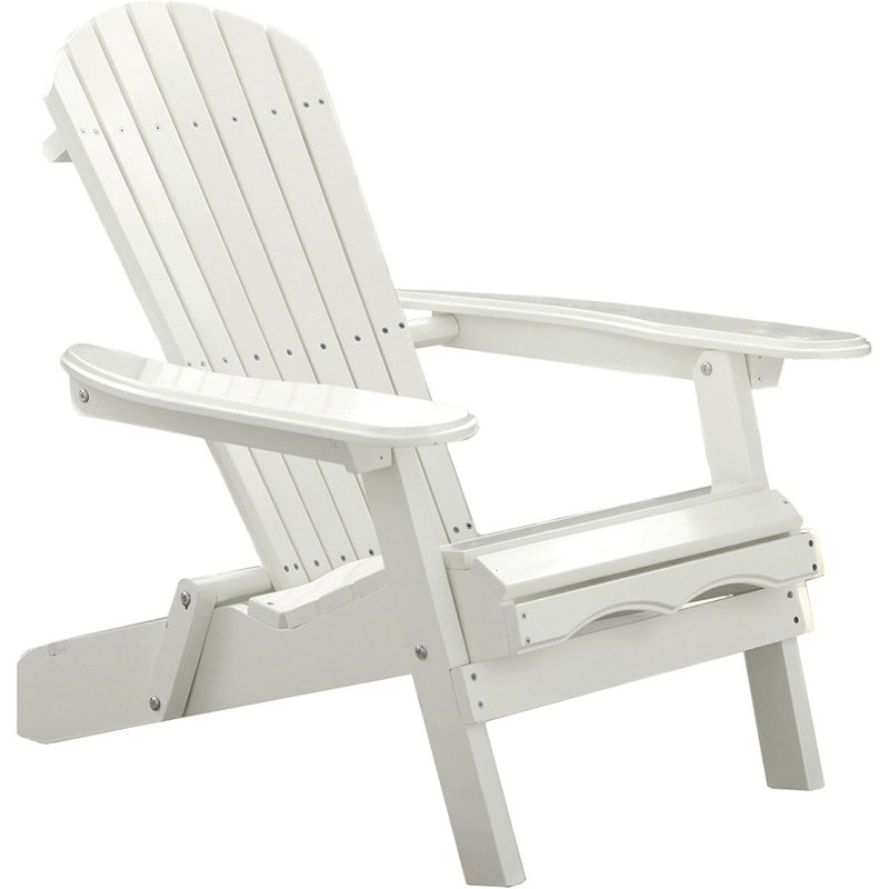 Chaise Adirondack pliable en bois, d'extérieur, de jardin, de pelouse, de ...