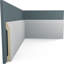 Moulure de plinthe Endurathane Remington, H 5 7/8 po x P 5/8 po x L 94 1/2 po, apprêtée en usine (paquet de 12)