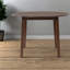 Tables de salle à manger extensibles en bois peu encombrantes, design brun moderne pour les petits espaces