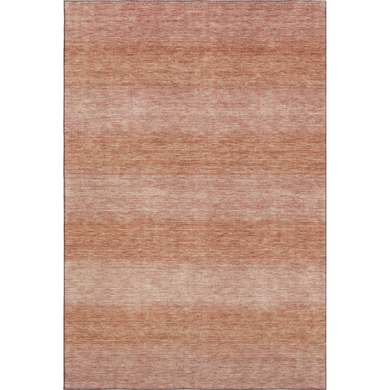 Premium Machine Washable Lubbers AMF1733 Stripe Rug, Rectangle 2'6" x 3'10"