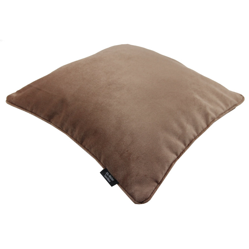 Square Throw Cushion, Mocha Brown