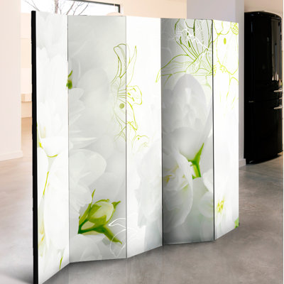 Solid Wood Folding Room Divider