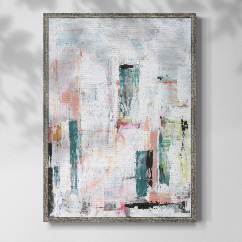 Vivid Haze II Framed Print - Solid Wood, 21" H x 17" W