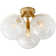 AERIN Cristol Large Triple Flush Mount