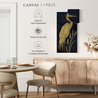 Egret On Indigo I