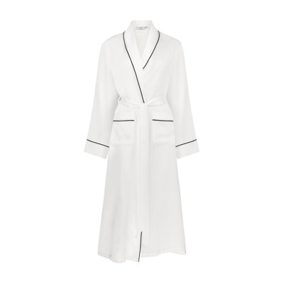 Robe de chambre en soie