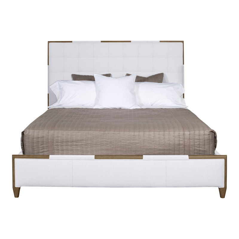 Chatfield By Thom Filicia Solid Wood Bed, Navada Snow, Queen, Hampton