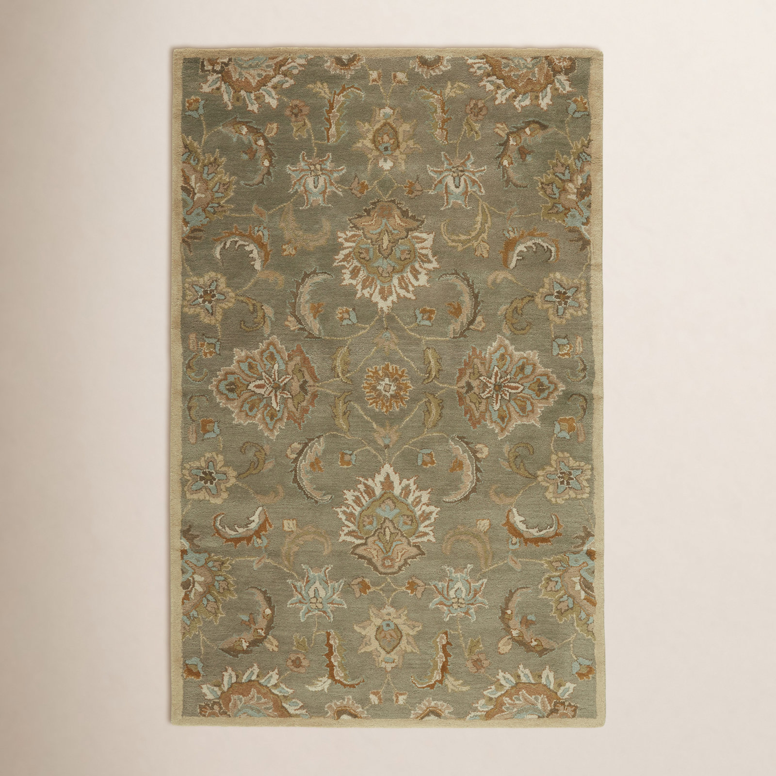 Idina Handmade Wool Rug, Rectangle 12' x 18'