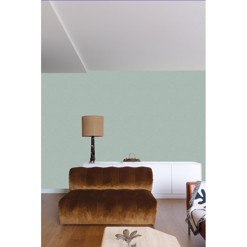 Rouleau de papier peint simple 33 pi x 21 po Reffner Aqua Simple, Turquoise