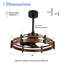 Ventilateur de plafond 24 po Farmhouse