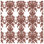 Brown Damask Pattern Comforter