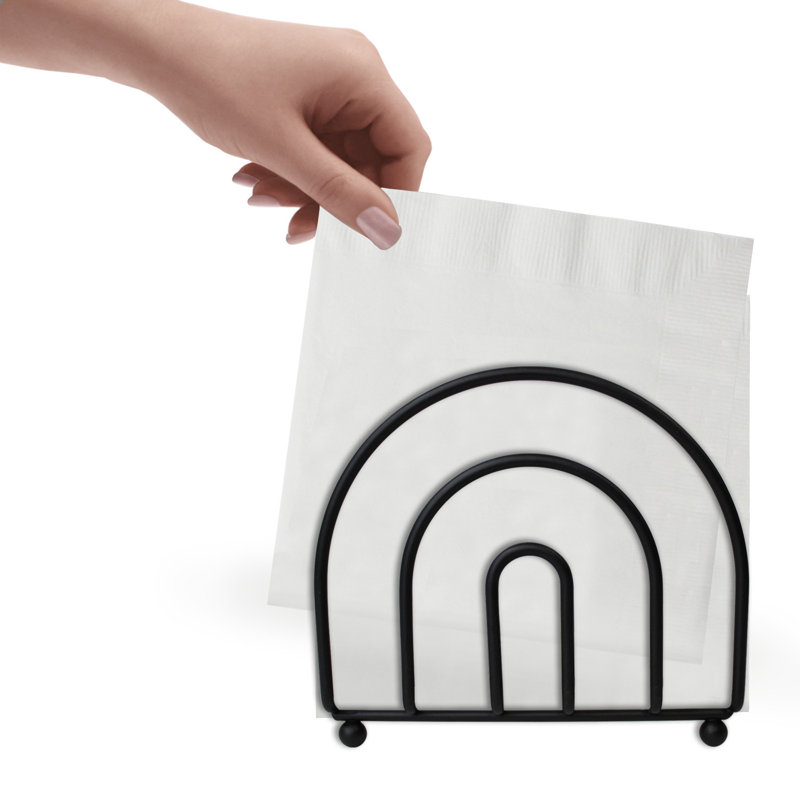Porte-serviette Classic, Noir