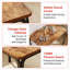 Ensemble de table de salle à manger 5 pièces avec 4 chaises, panneau de fibres à densité moyenne et fabrication en métal-321464126