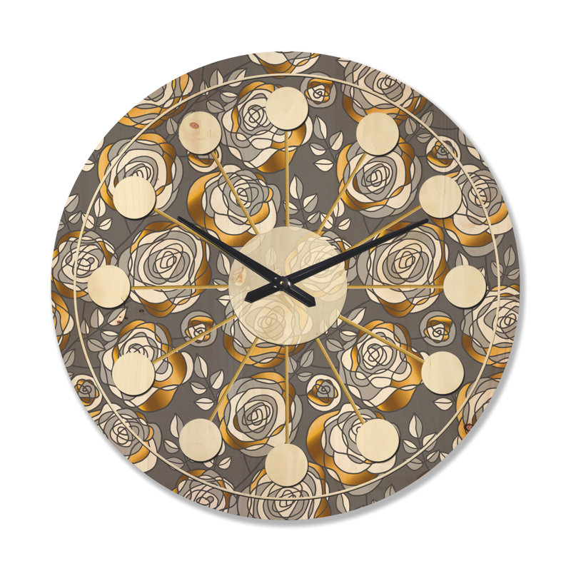 Horloge murale Mid-Century, Très grand
