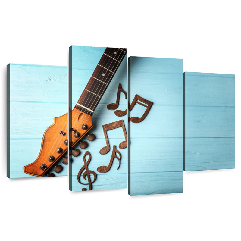 Guitar Notes, 48'' H x 75'' W