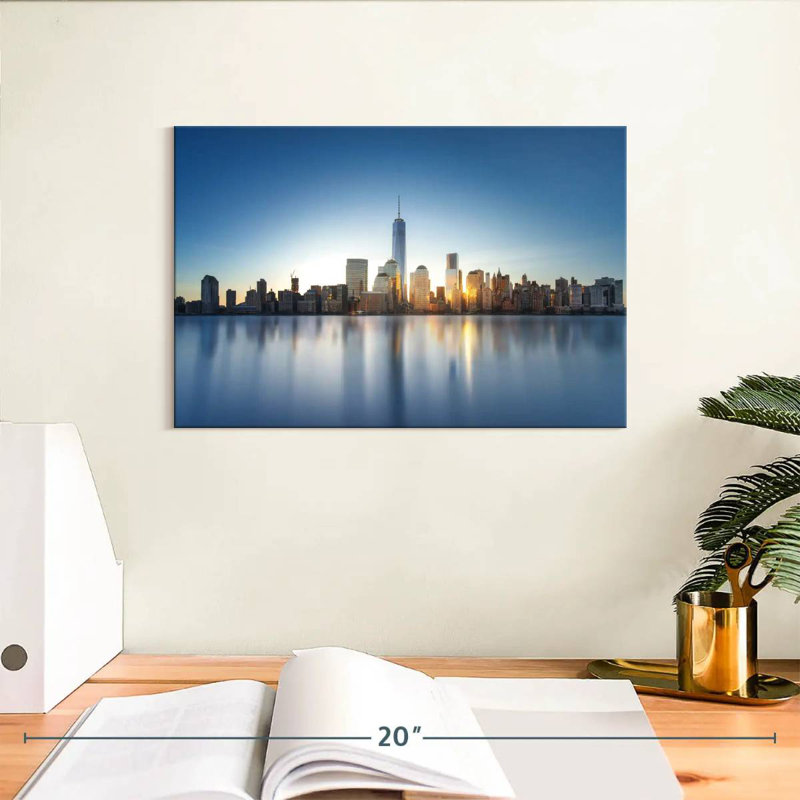 Nicci NYC Skyline Buildings, H 8 po x l 12 po