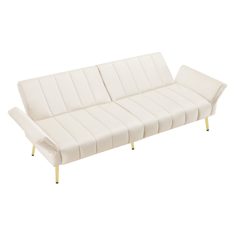 Sofa, Beige Velvet