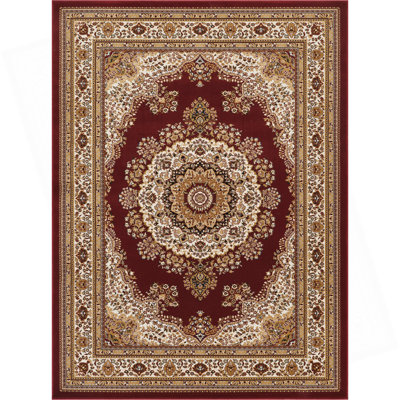 Manchester GC_HER5007 Red 2 ft. x 3 ft. Area Rug