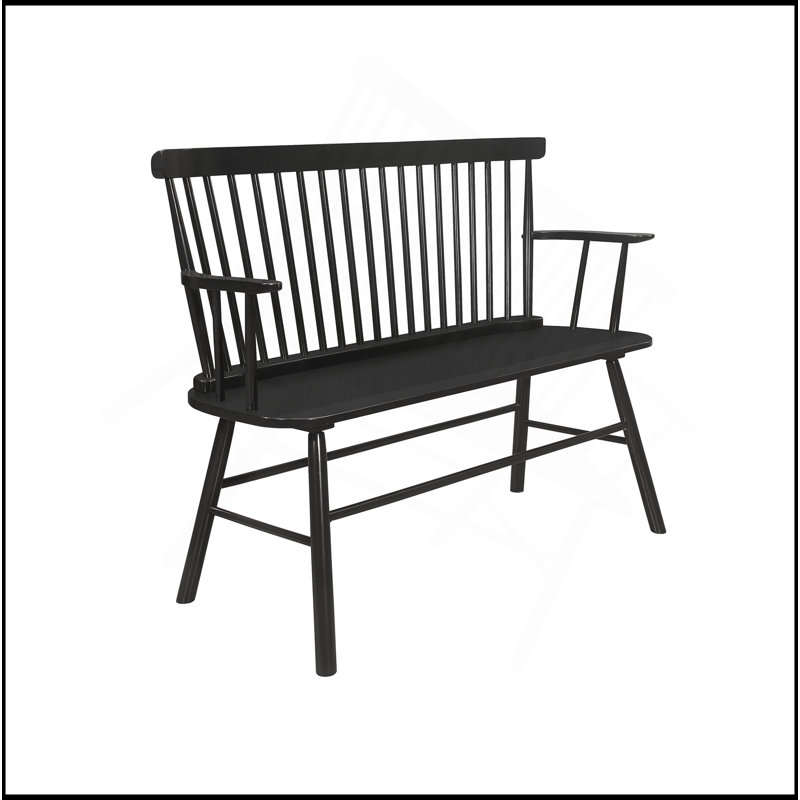 Chaise en bois 1pc, Noir