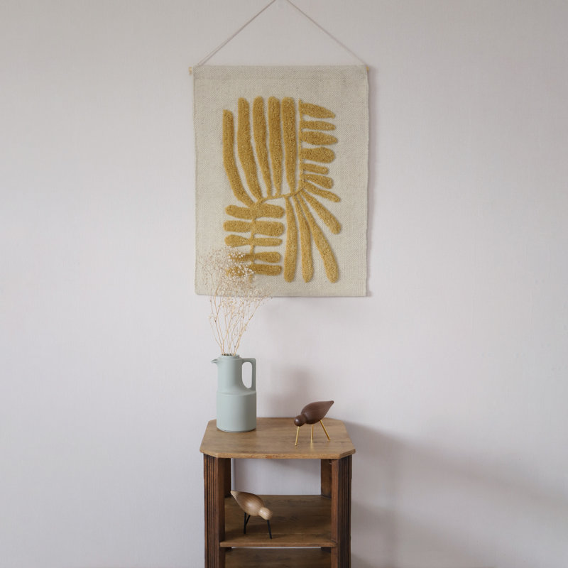 Wool Wall Hanging, Jaune