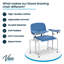 500 lb Fauteuil de dessin de sang de phlébotomie rembourré extra large et antimicrobien-1711222693