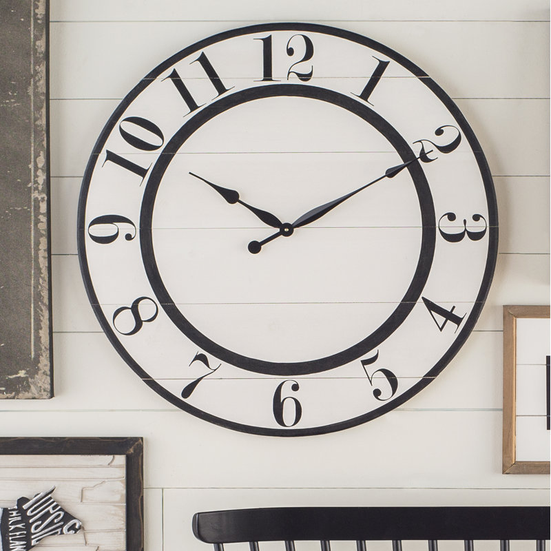Horloge murale surdimensionnée, Moyen