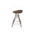 Swivel Upholstered Counter Stool with Metal Frame-274060454