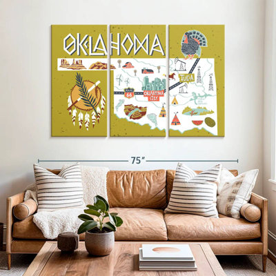 Icônes de carte Aliaz Oklahama
