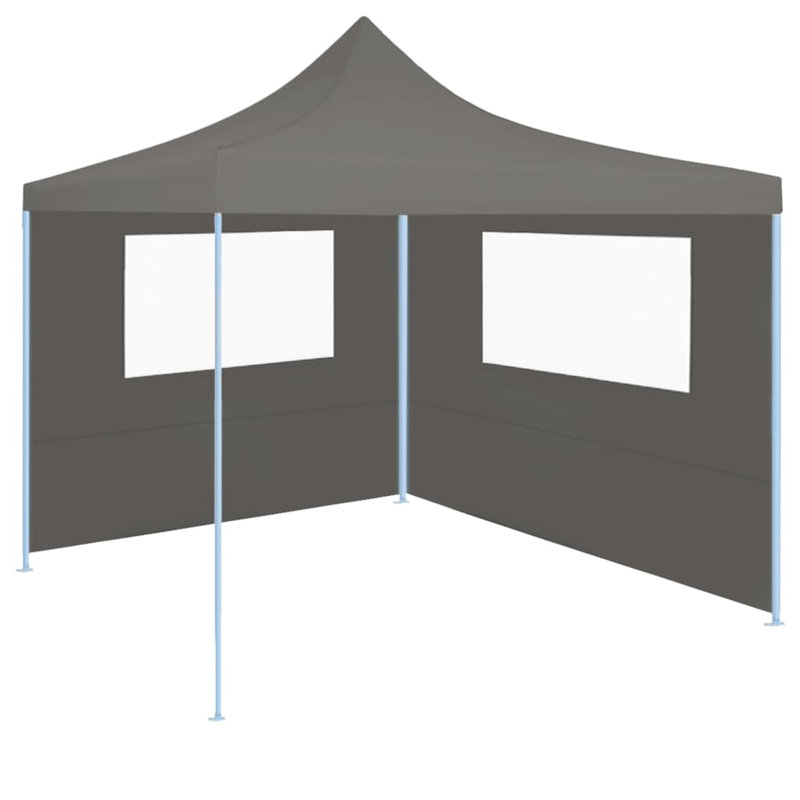 Terril Dakota Fields Fabric Side Wall for Gazebo, Grey