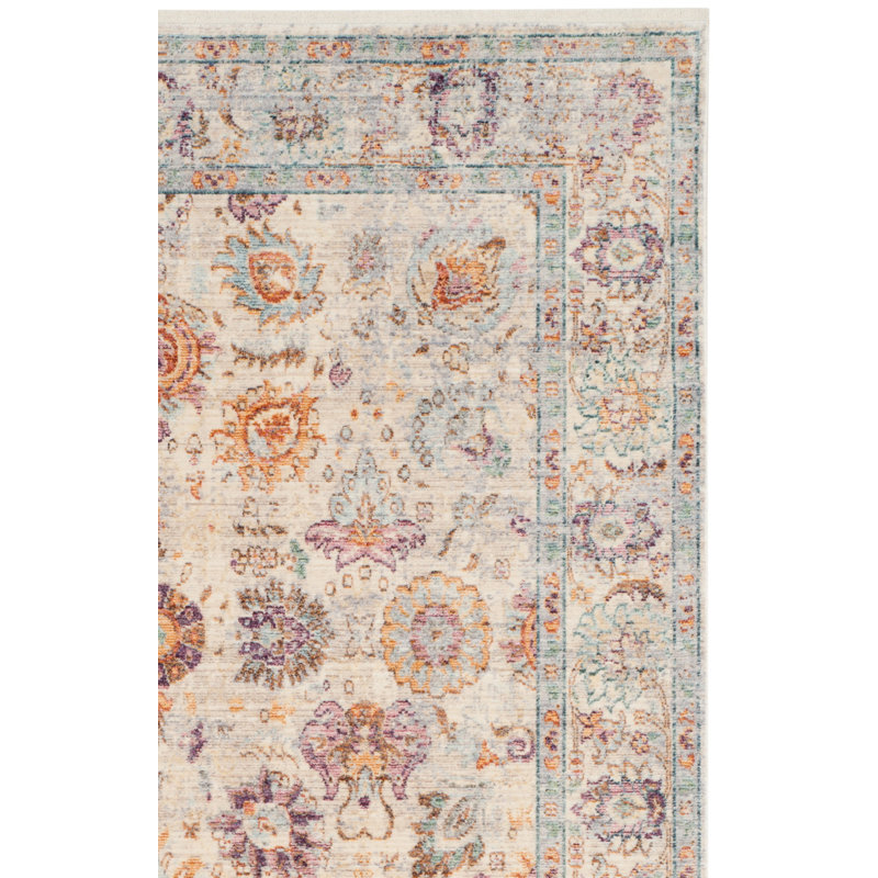 Soren Performance Floral Rug, Square 4'