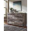 Derekson Twin Panel Bed, Dresser and Nightstand