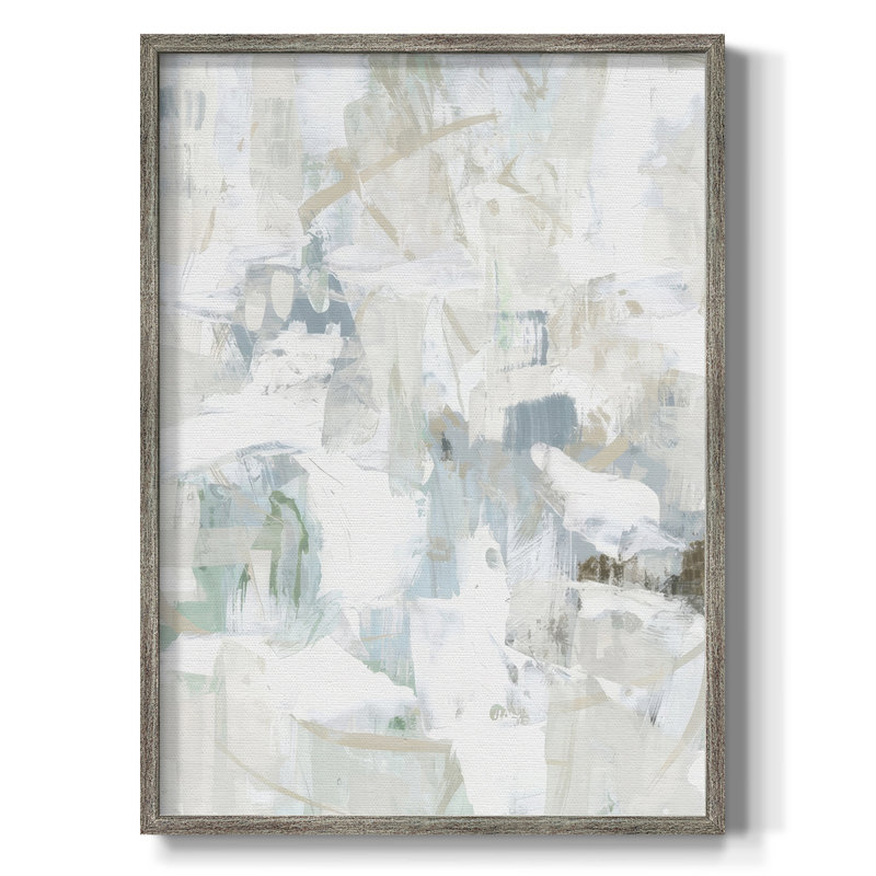 Impasto Poem III, reproduction encadrée - bois massif, H 21 po x l 17 po