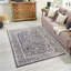 Tapis traditionnel gris foncé / brun clair-689196418