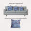 Housse et insert de coussin d'extérieur carré en mélange de marbre-672044435-672044434