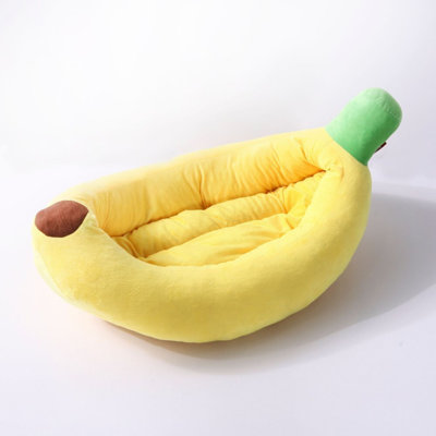 Dog & Cat Bed for Indoor Cats Relaxing Banana Mattress