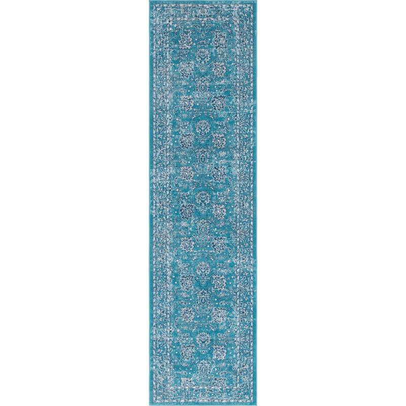 Floral Indoor Rug, Runner 2'7" x 10'